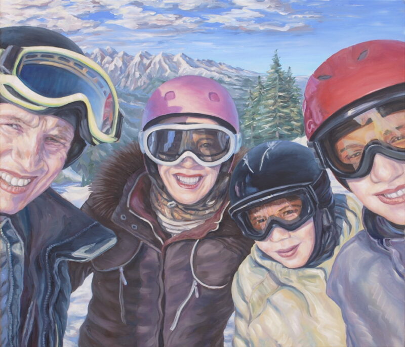 Familienporträt Portraitmaler Portrait Painter